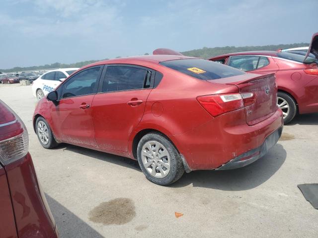 KNADM4A30D6307304 - 2013 KIA RIO LX RED photo 2