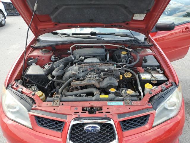 JF1GG676X6H816284 - 2006 SUBARU IMPREZA 2.5I SPORTS WAGON RED photo 11