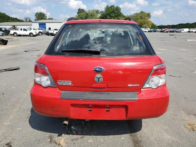 JF1GG676X6H816284 - 2006 SUBARU IMPREZA 2.5I SPORTS WAGON RED photo 6