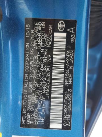 JTNKARJE3GJ511769 - 2016 TOYOTA SCION IM BLUE photo 13