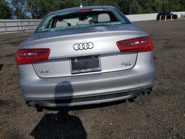 WAUHGAFC6EN146383 - 2014 AUDI A6 PRESTIGE SILVER photo 6
