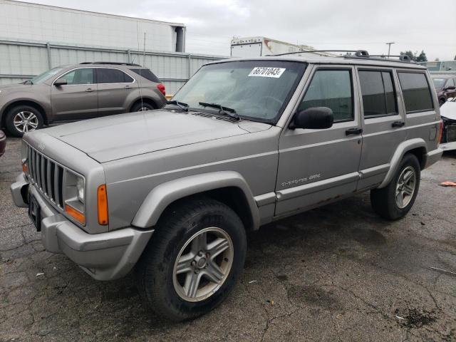 1J4FF58S71L523778 - 2001 JEEP CHEROKEE CLASSIC SILVER photo 1