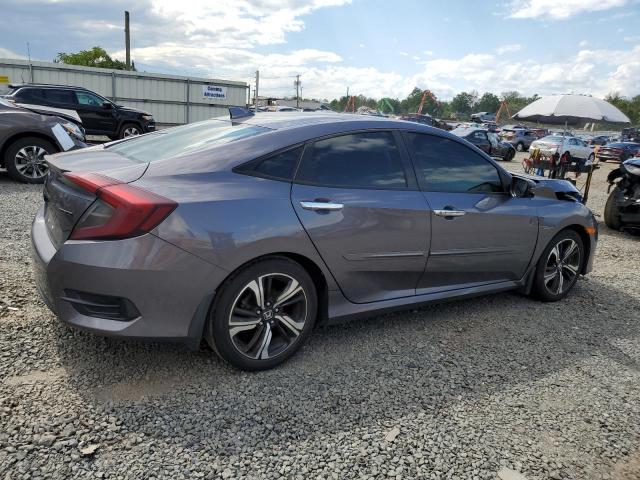 19XFC1F9XGE006998 - 2016 HONDA CIVIC TOURING GRAY photo 3