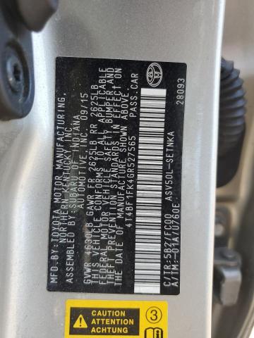 4T4BF1FK4GR527565 - 2016 TOYOTA CAMRY LE BEIGE photo 13