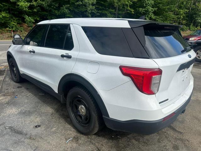 1FM5K8AB1LGC70201 - 2020 FORD EXPLORER POLICE INTERCEPTOR 白色 照片 3