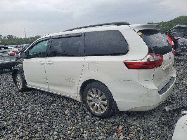 5TDJZ3DC4HS166711 - 2017 TOYOTA SIENNA LE თეთრი ფოტო 2