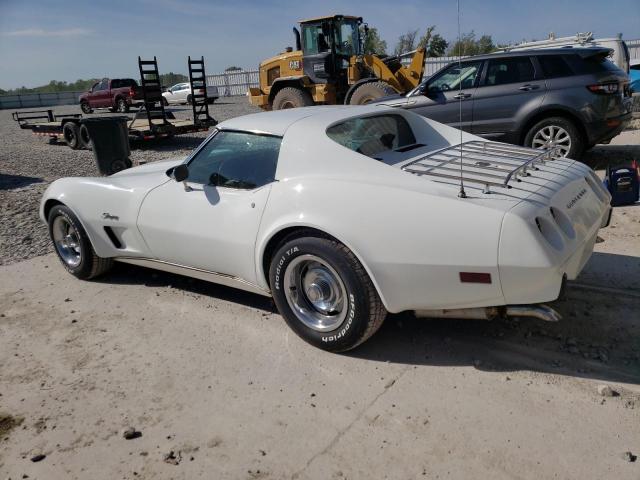 1Z37J5S420509 - 1975 CHEVROLET CORVETTE WHITE photo 2