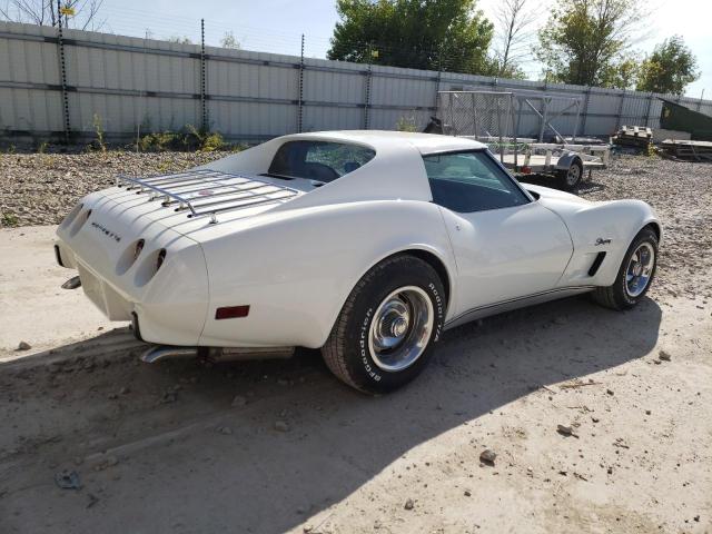 1Z37J5S420509 - 1975 CHEVROLET CORVETTE WHITE photo 3