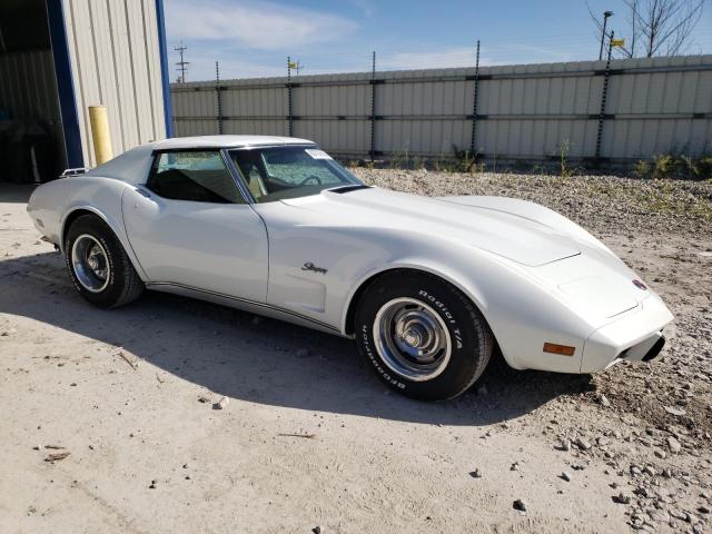 1Z37J5S420509 - 1975 CHEVROLET CORVETTE WHITE photo 4