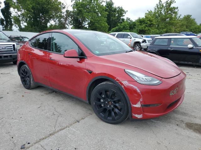 7SAYGDEE0PA051536 - 2023 TESLA MODEL Y Qırmızı foto 4