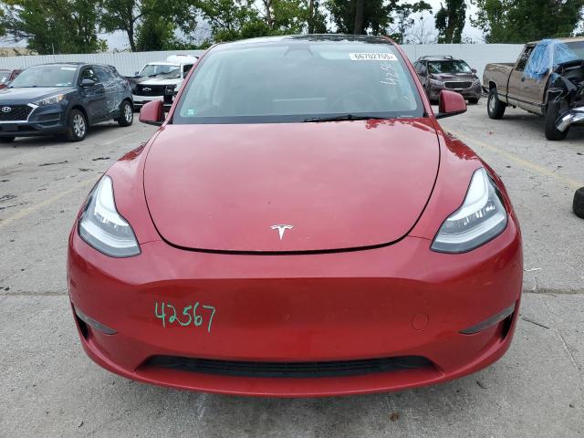 7SAYGDEE0PA051536 - 2023 TESLA MODEL Y Qırmızı foto 5