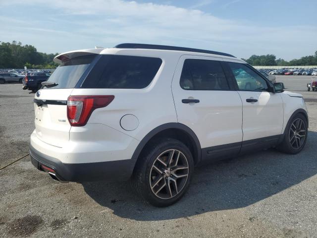 1FM5K8GT3GGB14618 - 2016 FORD EXPLORER SPORT WHITE photo 3