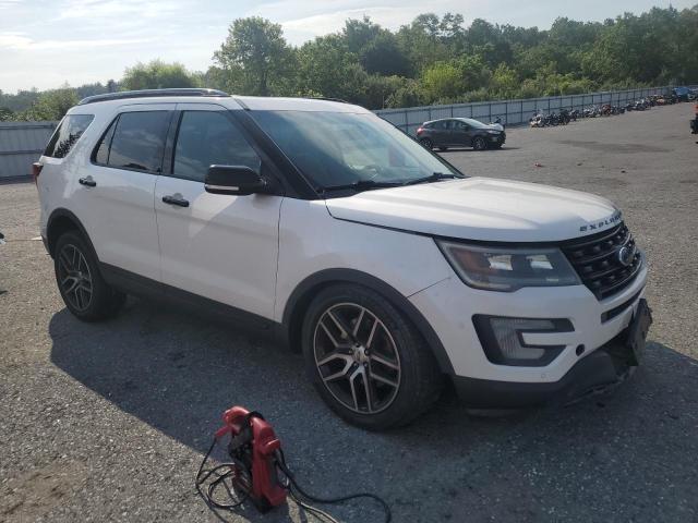 1FM5K8GT3GGB14618 - 2016 FORD EXPLORER SPORT WHITE photo 4