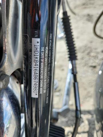 1HD1KB416AB674980 - 2010 HARLEY-DAVIDSON FLHX SILVER photo 8