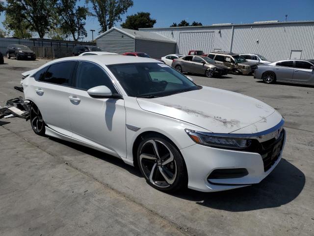 1HGCV1F11KA046276 - 2019 HONDA ACCORD LX WHITE photo 4