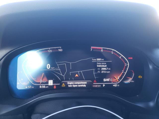 5UX33DT0XP9S22878 - 2023 BMW X4 XDRIVE30I შავი ფოტო 9