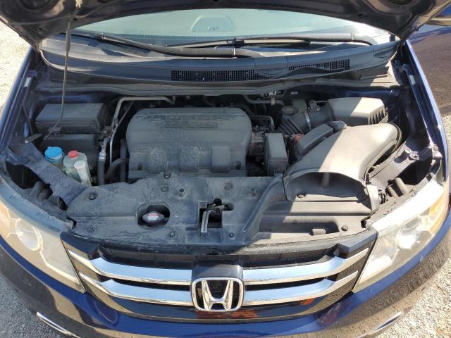5FNRL5H98EB079389 - 2014 HONDA ODYSSEY TOURING BLUE photo 12