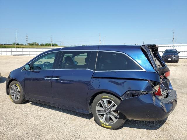 5FNRL5H98EB079389 - 2014 HONDA ODYSSEY TOURING BLUE photo 2