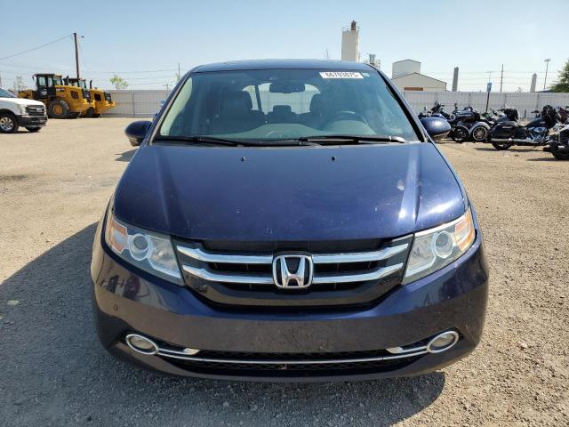 5FNRL5H98EB079389 - 2014 HONDA ODYSSEY TOURING BLUE photo 5