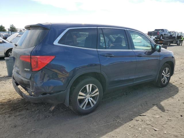 5FNYF6H53HB088155 - 2017 HONDA PILOT EXL BLUE photo 3