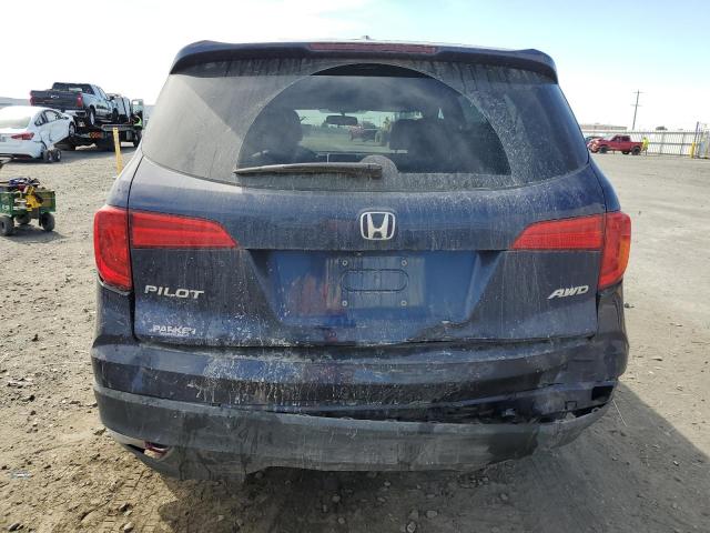 5FNYF6H53HB088155 - 2017 HONDA PILOT EXL BLUE photo 6