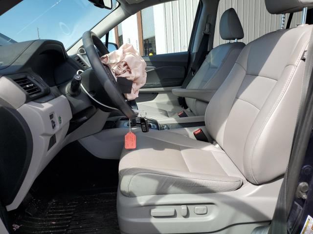 5FNYF6H53HB088155 - 2017 HONDA PILOT EXL BLUE photo 7