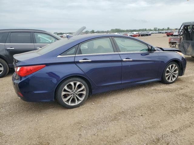5NPEC4AB2EH830767 - 2014 HYUNDAI SONATA SE BLUE photo 3