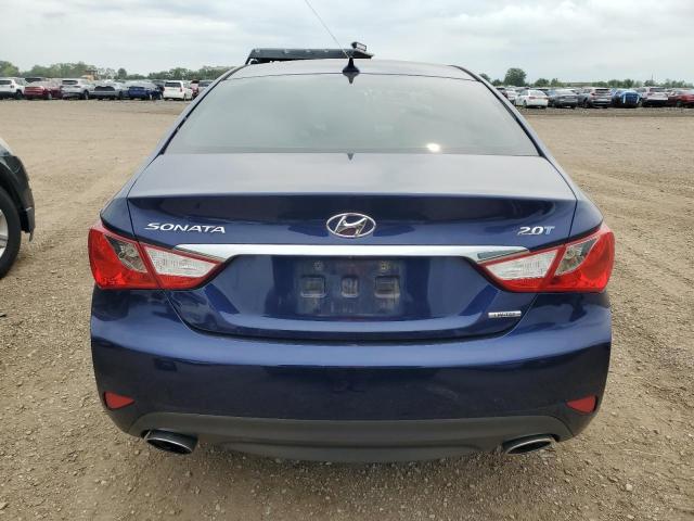 5NPEC4AB2EH830767 - 2014 HYUNDAI SONATA SE BLUE photo 6