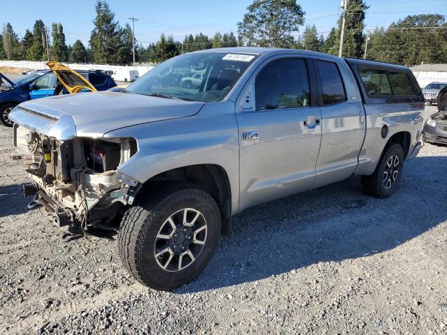 5TFUW5F17HX666479 - 2017 TOYOTA TUNDRA DOUBLE CAB SR/SR5 SILVER photo 1