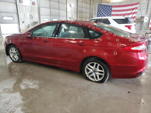 3FA6P0HR1DR177726 - 2013 FORD FUSION SE MAROON photo 2