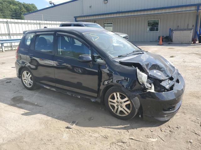 JHMGD38647S003008 - 2007 HONDA FIT S 黑色 照片 4