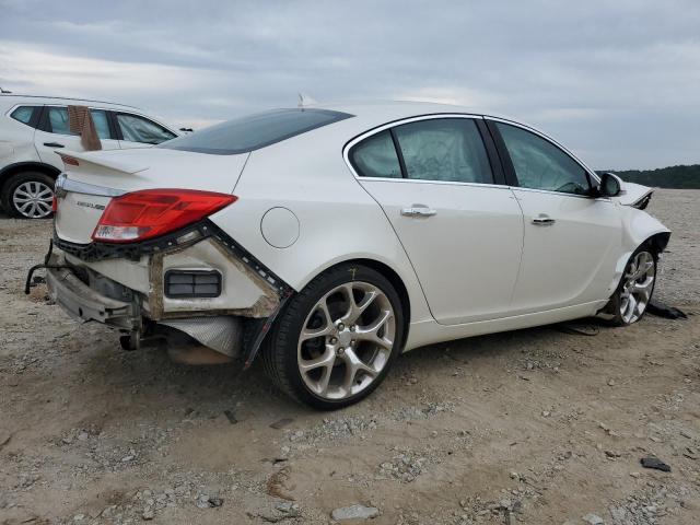 2G4GV5GV4D9201129 - 2013 BUICK REGAL GS WHITE photo 3