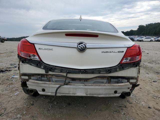 2G4GV5GV4D9201129 - 2013 BUICK REGAL GS WHITE photo 6