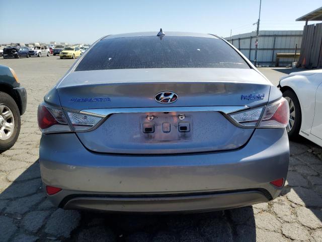 KMHEC4A42FA139714 - 2015 HYUNDAI SONATA HYBRID SILVER photo 6