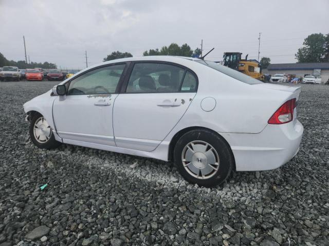 JHMFA362X9S013257 - 2009 HONDA CIVIC HYBRID WHITE photo 2