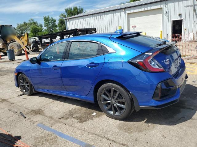 SHHFK7H61MU217116 - 2021 HONDA CIVIC EX BLUE photo 2