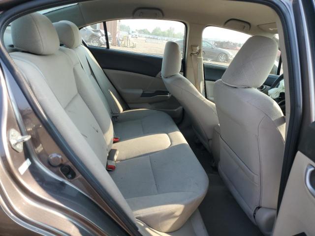 19XFB2F55CE080328 - 2012 HONDA CIVIC LX ნაცრისფერი ფოტო 10