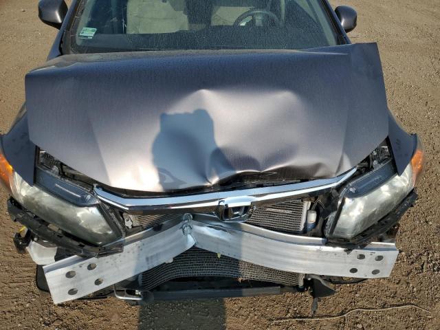 19XFB2F55CE080328 - 2012 HONDA CIVIC LX ნაცრისფერი ფოტო 11