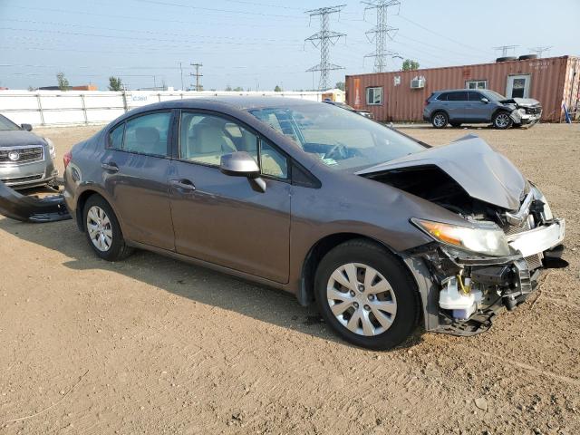 19XFB2F55CE080328 - 2012 HONDA CIVIC LX ნაცრისფერი ფოტო 4
