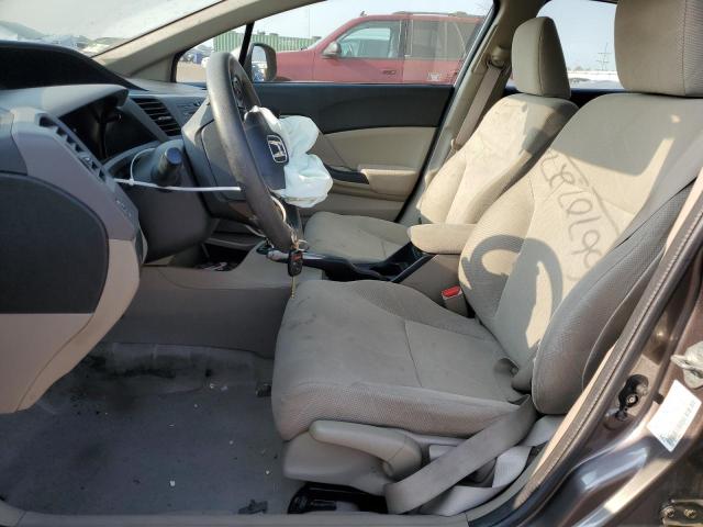 19XFB2F55CE080328 - 2012 HONDA CIVIC LX ნაცრისფერი ფოტო 7