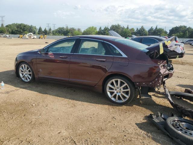 3LN6L2G90DR825538 - 2013 LINCOLN MKZ ბურგუნდია ფოტო 2