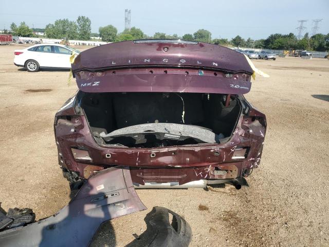 3LN6L2G90DR825538 - 2013 LINCOLN MKZ ბურგუნდია ფოტო 6