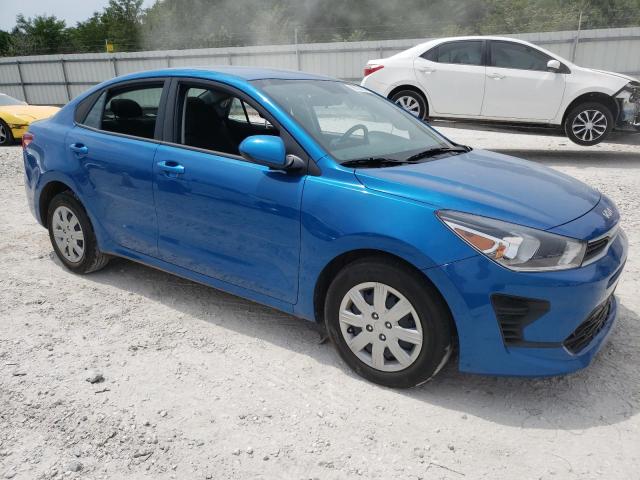 3KPA24AD2PE623368 - 2023 KIA RIO LX BLUE photo 4