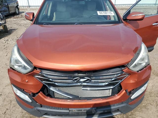 5XYZU3LB8DG054284 - 2013 HYUNDAI SANTA FE S ORANGE photo 11