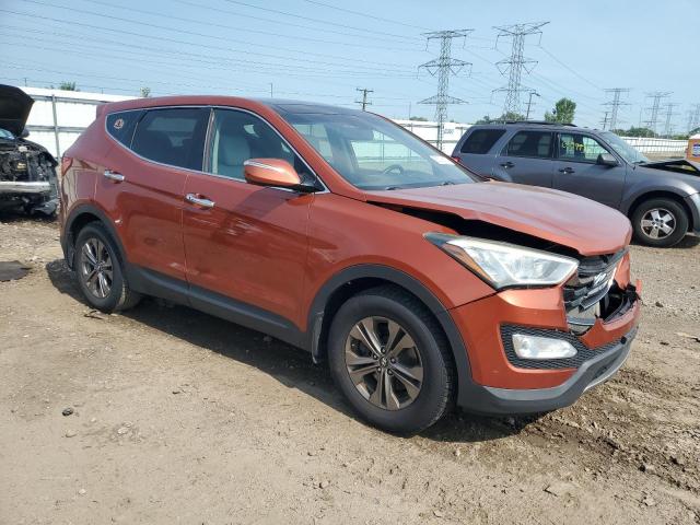 5XYZU3LB8DG054284 - 2013 HYUNDAI SANTA FE S ORANGE photo 4