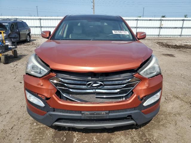 5XYZU3LB8DG054284 - 2013 HYUNDAI SANTA FE S ORANGE photo 5