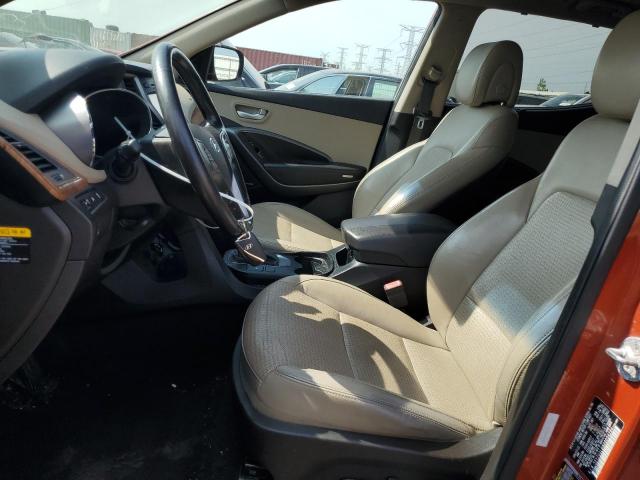 5XYZU3LB8DG054284 - 2013 HYUNDAI SANTA FE S ORANGE photo 7