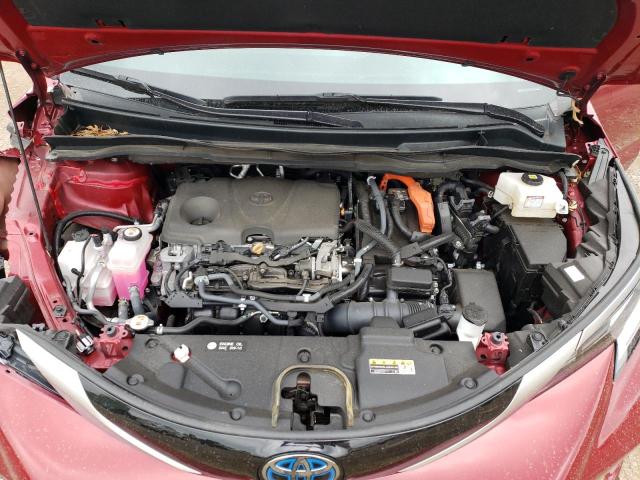 5TDDSKFC5MS010406 - 2021 TOYOTA SIENNA XSE RED photo 12