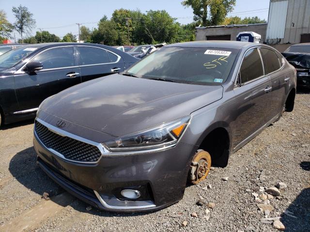 KNALB4J16H5039600 - 2017 KIA CADENZA PREMIUM GRAY photo 1