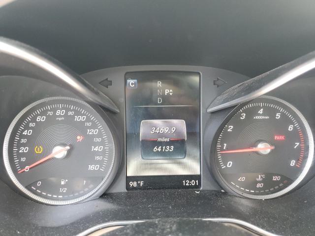 55SWF4KB8HU209321 - 2017 MERCEDES-BENZ C 300 4MATIC WHITE photo 9